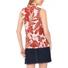 image:imageVince Camuto Womens Front Cross Over Wrap Sleeveless Tank TopRust
