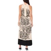 image:imageVince Camuto Womens High Neck Challis Sleeveless Maxi DressAlmond