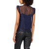 image:imageVince Camuto Womens High Neck Ruffle Sleeve TankClassic Navy