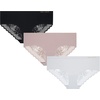 image:imageVince Camuto Womens Hipster Underwear Soft Seamless Lace Breathable Ladies Panties 36 Pack Ropa Interior de MujerOysterTaupeBlack 3pk