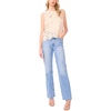 image:imageVince Camuto Womens Lace Button Down Sleeveless ShellSoft Cream