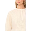 image:imageVince Camuto Womens Lace Half Placket BlouseNew Ivory