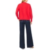 image:imageVince Camuto Womens Lighthouse Motif Crew Neck Long Sleeve SweaterRacing Red