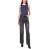 image:imageVince Camuto Womens Metallic Rib Knit Sleeveless Back Keyhole TankVintage Blue