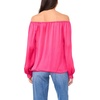 image:imageVince Camuto Womens Off the Shoulder Long Sleeve BlouseBeetroot Pink
