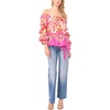 image:imageVince Camuto Womens OfftheShoulder Balloon Sleeve BlouseCherry Rose
