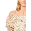 image:imageVince Camuto Womens OfftheShoulder Self Tie Long Bubble Sleeve TopRaspberry Sorbet