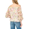 image:imageVince Camuto Womens OfftheShoulder Self Tie Long Bubble Sleeve TopRaspberry Sorbet