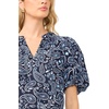 image:imageVince Camuto Womens Organdy Short Puff Sleeve TopClassic Navy