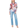 image:imageVince Camuto Womens Oversized Tie Front Long Sleeve TopAiry Blue