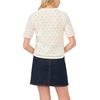image:imageVince Camuto Womens Pointelle Short Sleeve CardiganAntique White