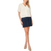 image:imageVince Camuto Womens Pointelle Short Sleeve CardiganAntique White