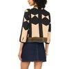 image:imageVince Camuto Womens Printed Collared Button Down 34 Sleeve BlouseRich Black
