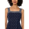 image:imageVince Camuto Womens Printed Hanky Hem Tank Midi DressClassic Navy
