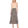 image:imageVince Camuto Womens Printed Maxi Pull on SkirtRich Black