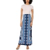 image:imageVince Camuto Womens Printed Pull on Maxi SkirtClassic Navy