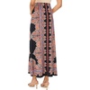 image:imageVince Camuto Womens Printed Pull on Maxi SkirtRust