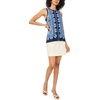 image:imageVince Camuto Womens Printed Sleeveless Tank TopClassic Navy