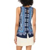 image:imageVince Camuto Womens Printed Sleeveless Tank TopClassic Navy