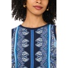 image:imageVince Camuto Womens Printed Sleeveless Tank TopClassic Navy