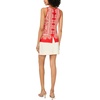 image:imageVince Camuto Womens Printed Sleeveless Tank TopLobster Red