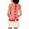 image:imageVince Camuto Womens Printed Sleeveless Tank TopLobster Red