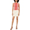 image:imageVince Camuto Womens Printed Sleeveless Tank TopLobster Red