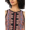 image:imageVince Camuto Womens Printed Sleeveless Tank TopRust