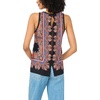 image:imageVince Camuto Womens Printed Sleeveless Tank TopRust
