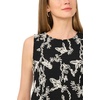 image:imageVince Camuto Womens Printed Sleeveless TopRich Black