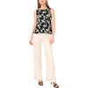 image:imageVince Camuto Womens Printed Sleeveless TopRich Black