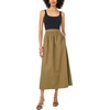 image:imageVince Camuto Womens Pull on Maxi SkirtBurnt Olive