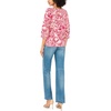image:imageVince Camuto Womens Raglan Puff 34 Sleeve BlouseCherry Red