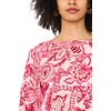 image:imageVince Camuto Womens Raglan Puff 34 Sleeve BlouseCherry Red