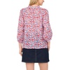 image:imageVince Camuto Womens Raglan Split Neck 34 Sleeve BlouseRed Hot