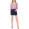 image:imageVince Camuto Womens Raglan Split Neck 34 Sleeve BlouseRed Hot