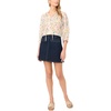 image:imageVince Camuto Womens Raglan Split Tie Neck BlouseAntique White
