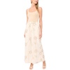 image:imageVince Camuto Womens Ruffle Embroidery Elastic Waist Wide Leg PantNew Ivory