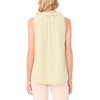 image:imageVince Camuto Womens Ruffled V Neck Sleeveless TopLily Green