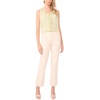 image:imageVince Camuto Womens Ruffled V Neck Sleeveless TopLily Green