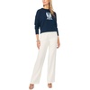 image:imageVince Camuto Womens Sardine Motifcrew Neck Long Sleeve SweaterClassic Navy