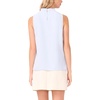 image:imageVince Camuto Womens Shirred Mock Neck Tank BlouseSky