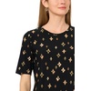 image:imageVince Camuto Womens Short Sleeve Knit Crew Neck Maxi DressBurnt Olive
