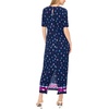 image:imageVince Camuto Womens Short Sleeve Knit Crew Neck Maxi DressClassic Navy
