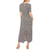 image:imageVince Camuto Womens Short Sleeve Knit Crew Neck Maxi DressRich Black