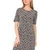 image:imageVince Camuto Womens Short Sleeve Knit Crew Neck Maxi DressRich Black