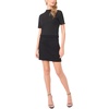 image:imageVince Camuto Womens Short Sleeve Mock Neck TopRich Black