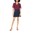 image:imageVince Camuto Womens Short Sleeve Tie Neck Princess Sleeve BlouseVineyard Plum