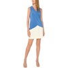 image:imageVince Camuto Womens Sleeveless Front Cross Over Wrap Tank TopDenim Navy