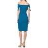 image:imageVince Camuto Womens Sleeveless Off Shoulder Cocktail Midi DressCobalt